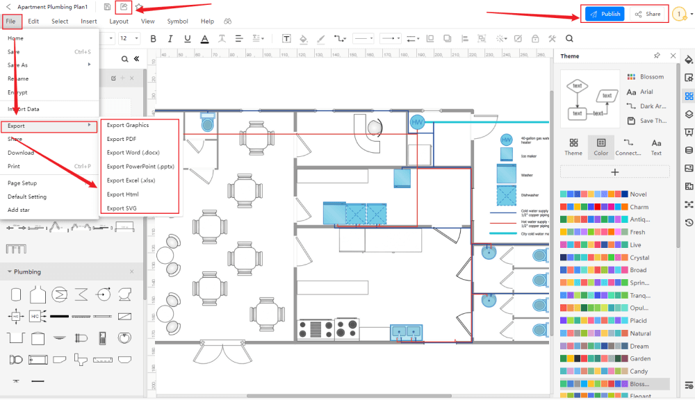 How to Use Plumbing Plan Templates