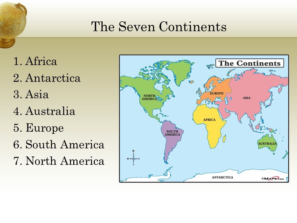 los siete continentes
