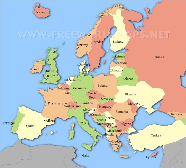 What Does Political Map Mean What Is A Political Map? | Edrawmax