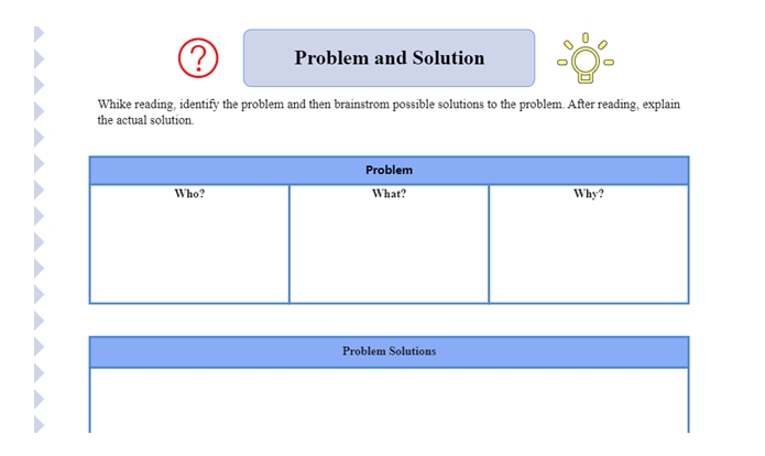 Problem And Solution Graphic Organizer Examples Templates EdrawMax