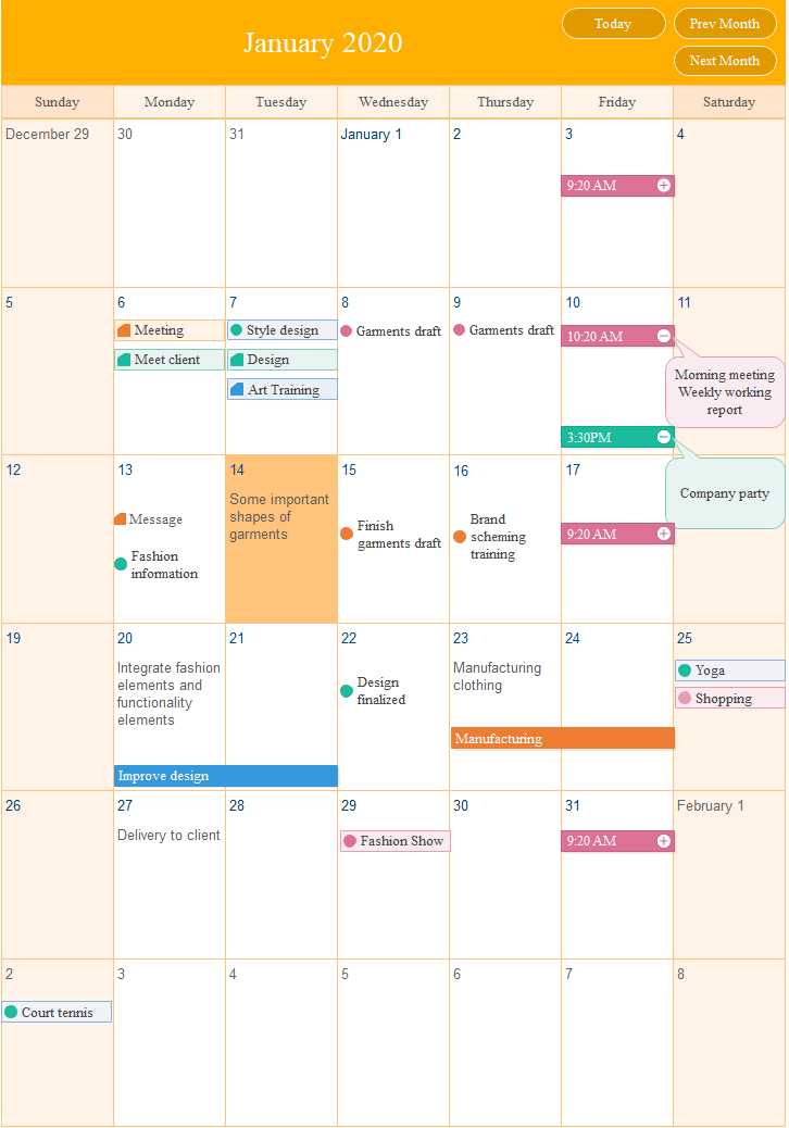 Calendar