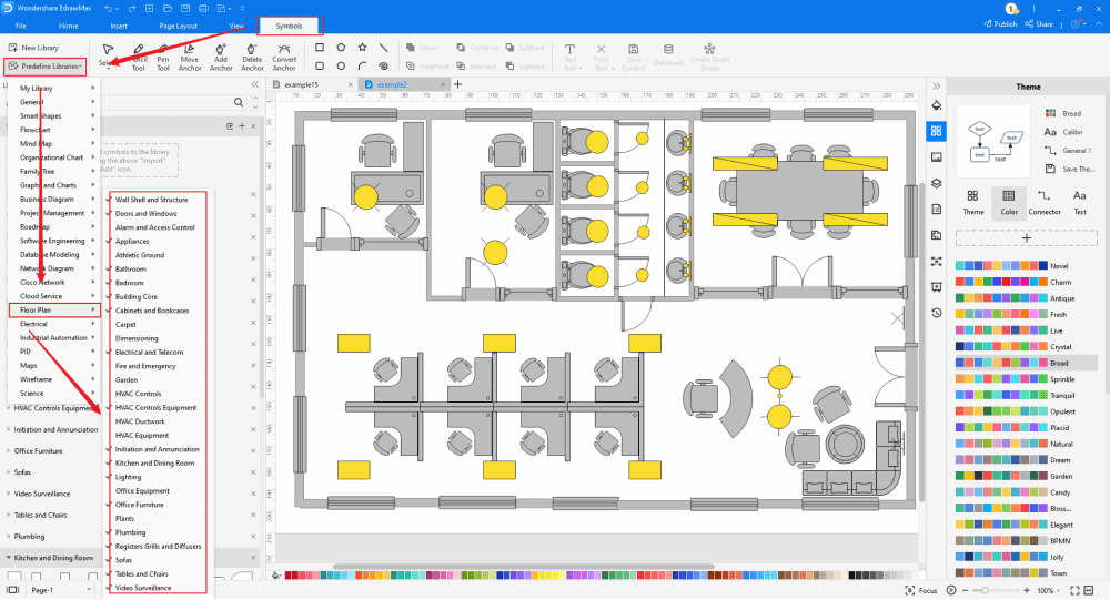 Wie man die Vorlage für einen Fluchtplan verwendet