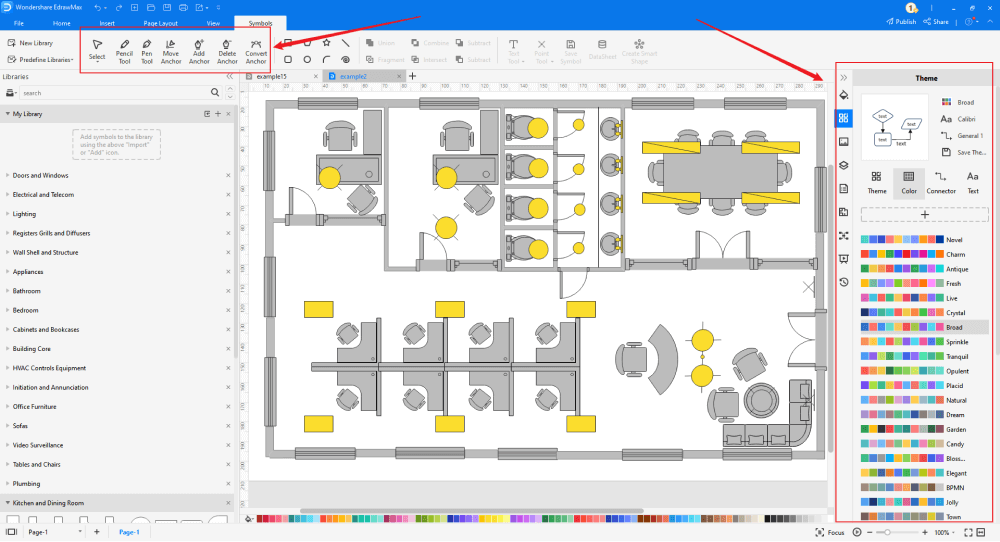 Free Editable Reflected Ceiling Plan Examples & Templates | EdrawMax