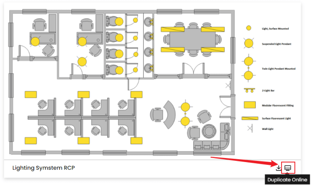 Free Editable Reflected Ceiling Plan Examples & Templates | EdrawMax