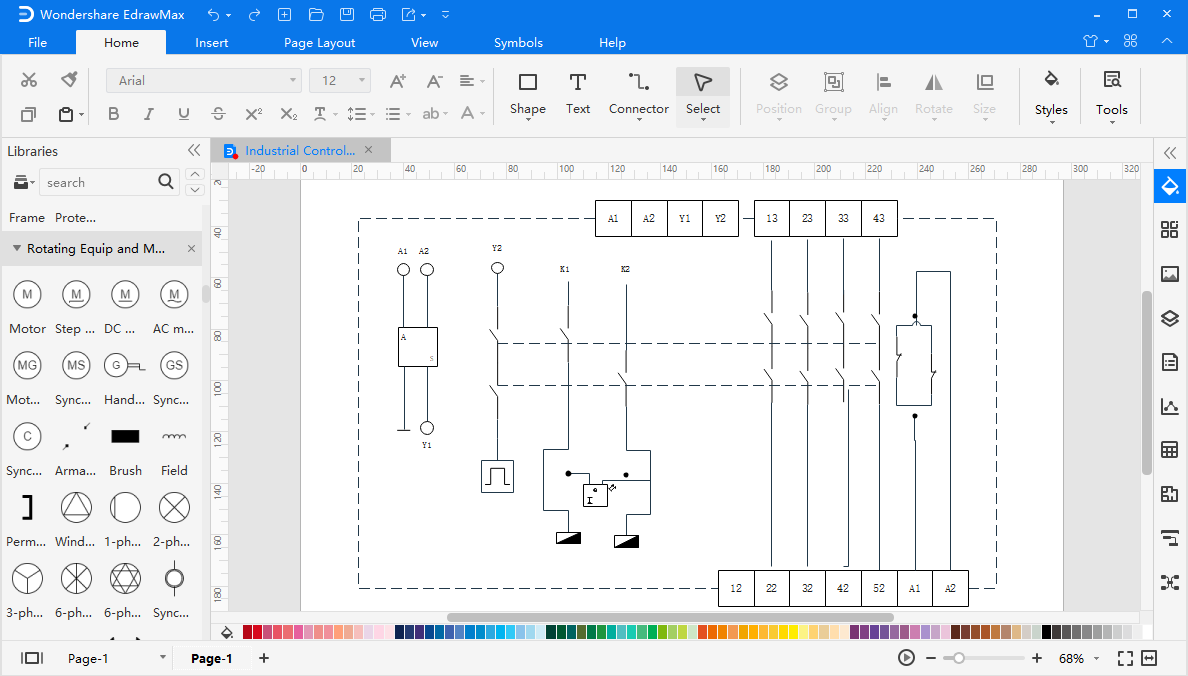 simple electrical circuit diagram maker