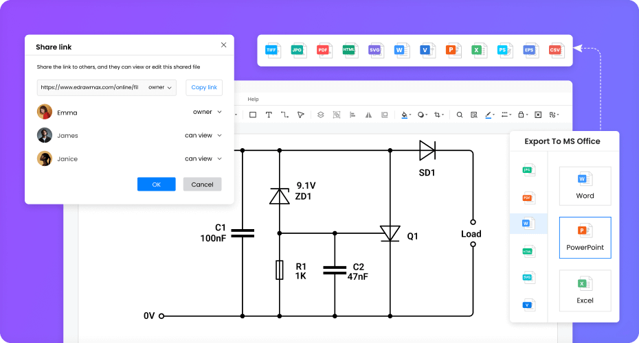 Cr er Des Diagrammes Sch matiques Avec Des Mod les Gratuits EdrawMax