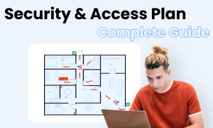 how to draw a security plan image