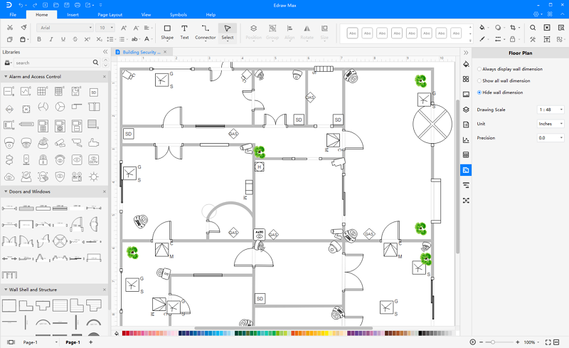 Software para plano de acceso y seguridad