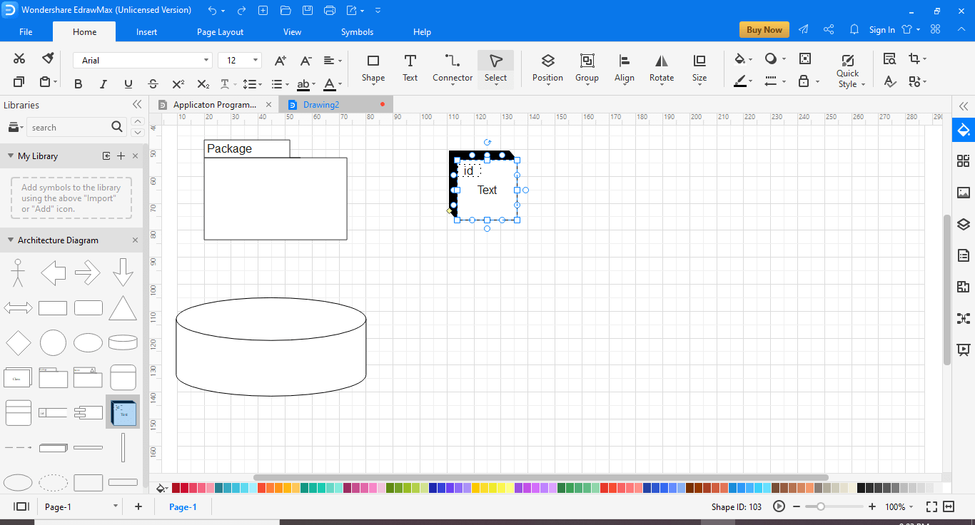 使用符號庫中的符號