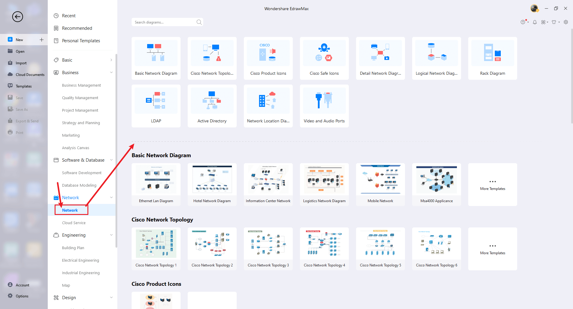 Wie man einfach Sterntopologie-Diagramme entwirft