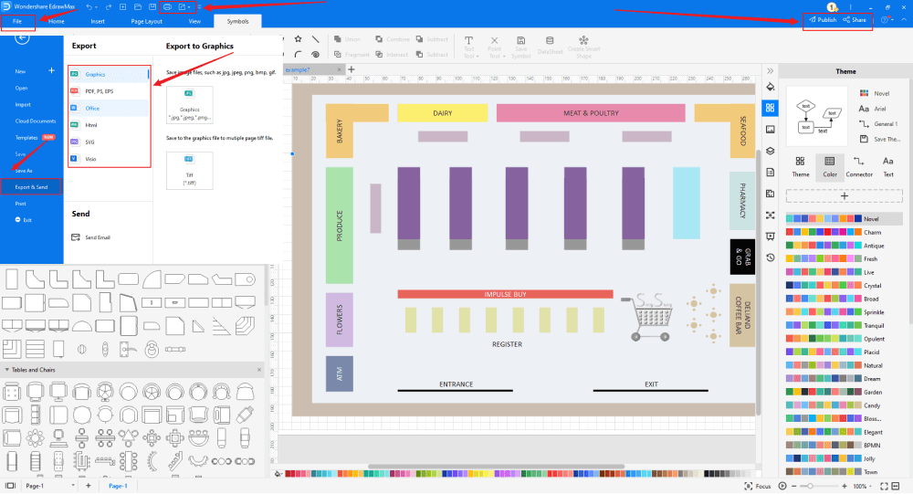 How to Use Grocery Floor Plan Templates