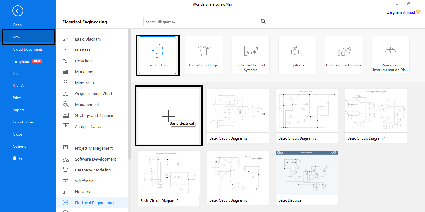 Drawing for electrical installation - Electrical Engineering Centre