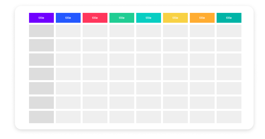 blank table chart maker