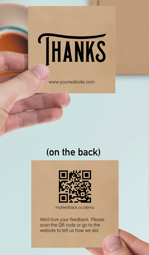 Thank You Card Template for Customer
