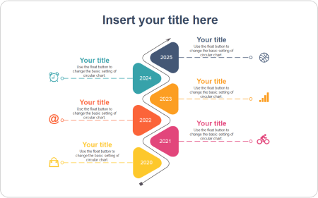 Vertical Timeline Template