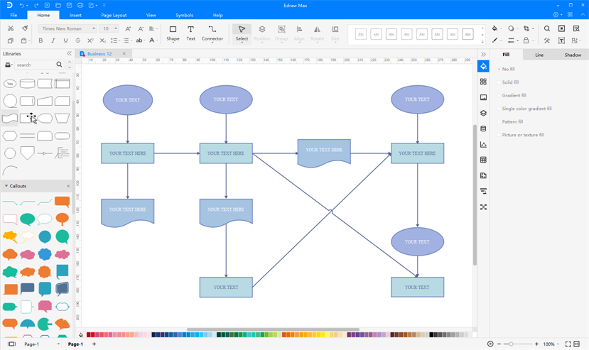 Editor de fluxogramas online gratuito