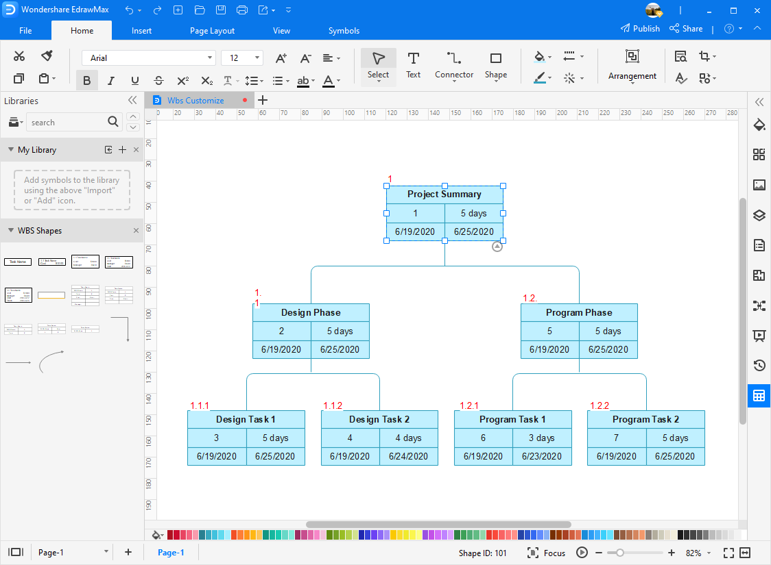 WBS Chart Pro Work Breakdown Structure (WBS) Project, 55% OFF