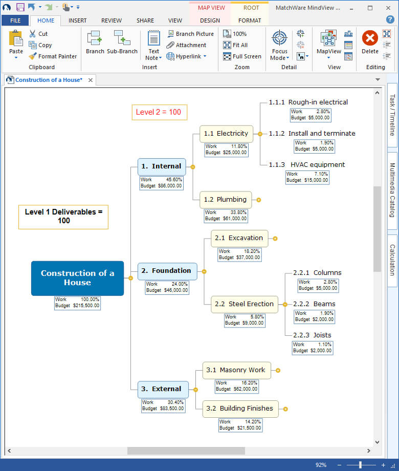 Top 6 Work Breakdown Structure Wbs Software For Project Management