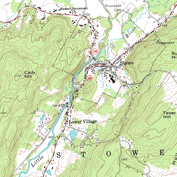 Carte topographique