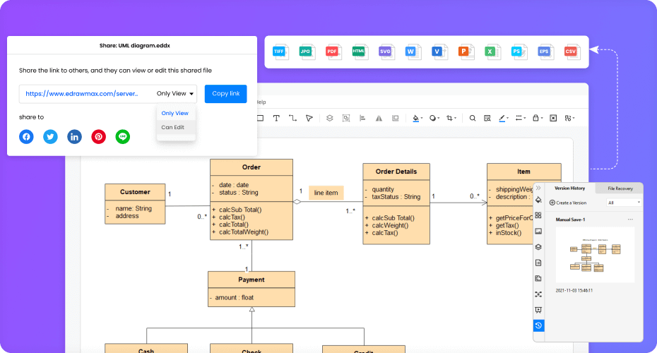 uml tool edrawmax