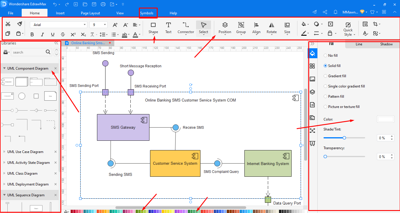 edit the diagram