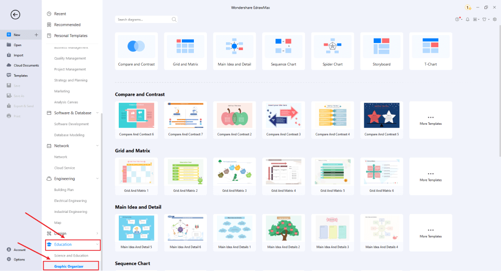 Wie man Grafik Organizer-Vorlagen für den Wortschatz verwendet