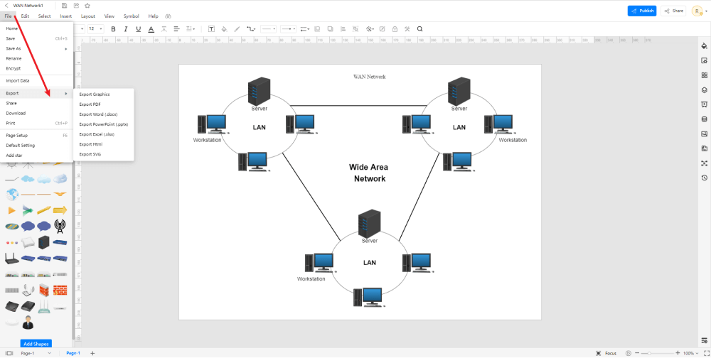 How to Use WANNetwork Diagram Examples