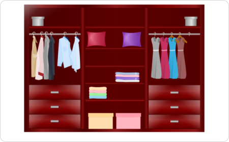 Wardrobe Design Template