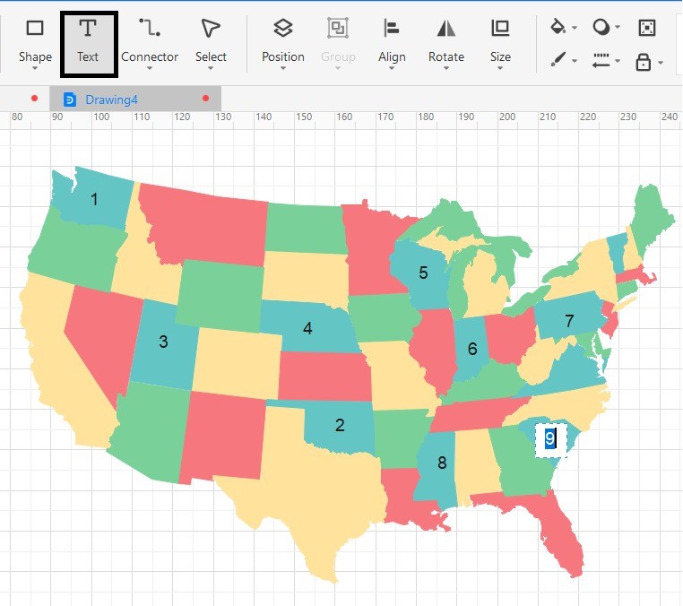 modifier le modèle de carte dans EdrawMax