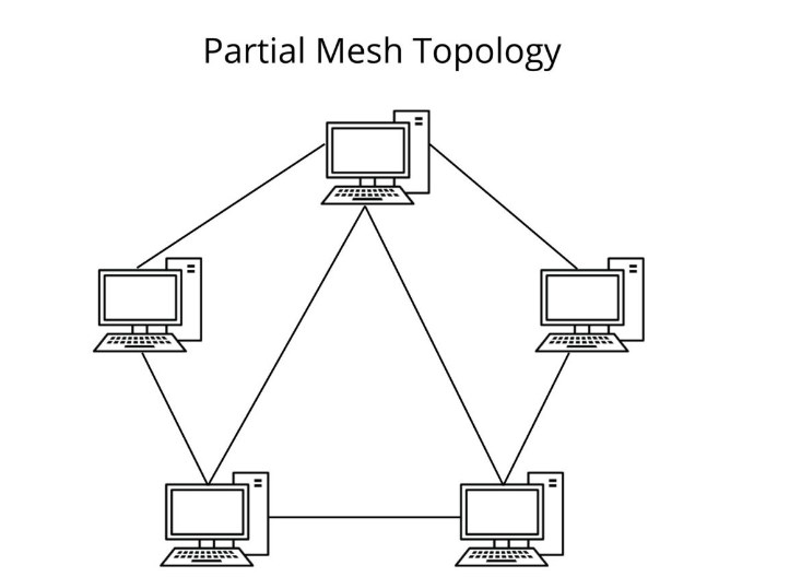 Partielles Topologiediagramm des Netzes