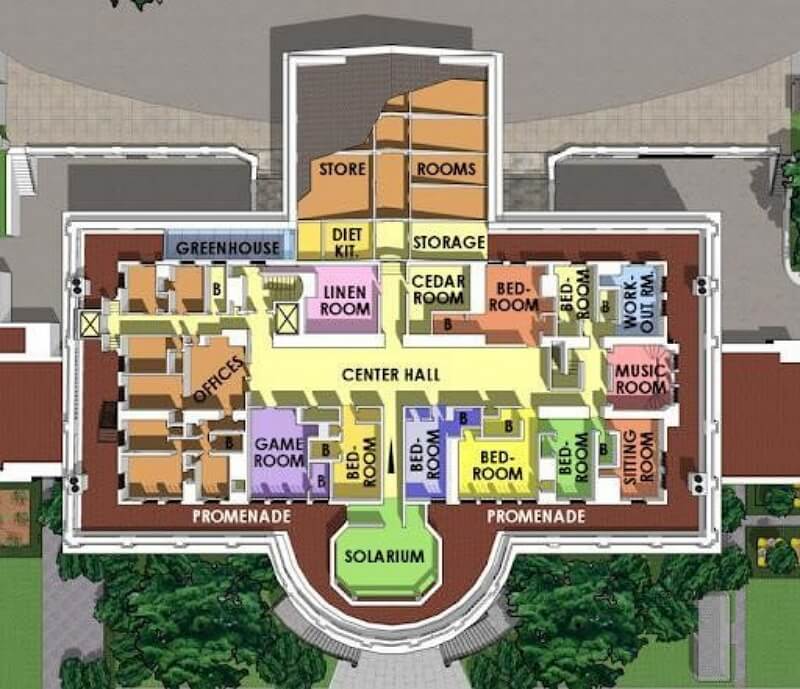 White House Floor Plan EdrawMax   3f 