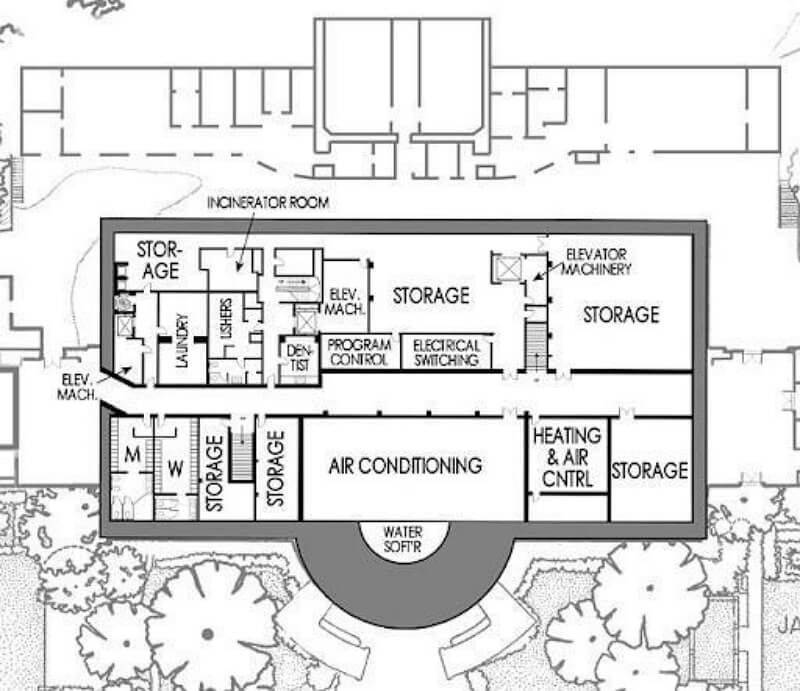 plan de la maison blanche