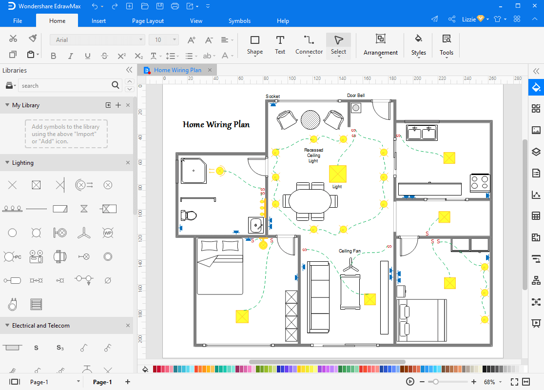 Small house under construction, home keys, calculator and currencies euro  on electrical drawings and diagrams for project, concept of building home  co Stock Photo - Alamy