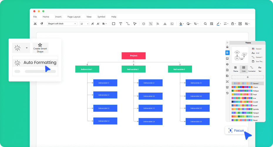 Free Work Breakdown Structure Software with Free Templates - EdrawMax