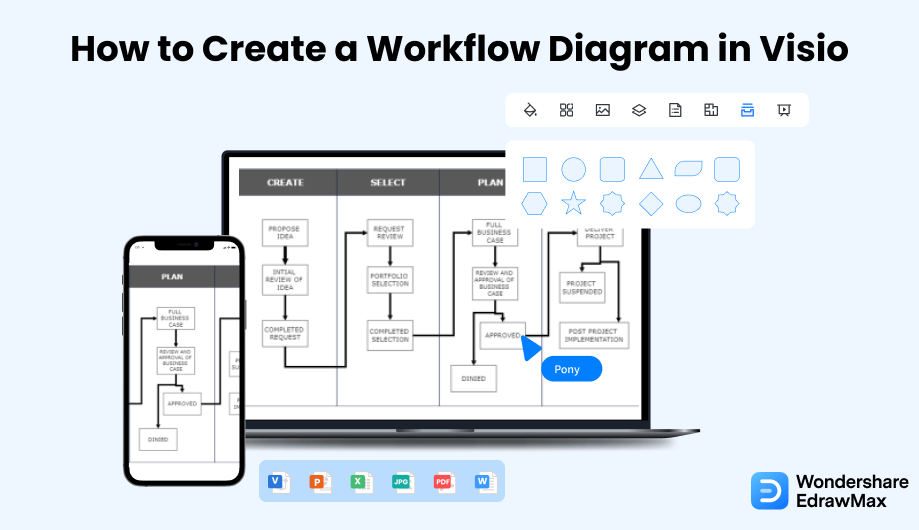 visio document shape