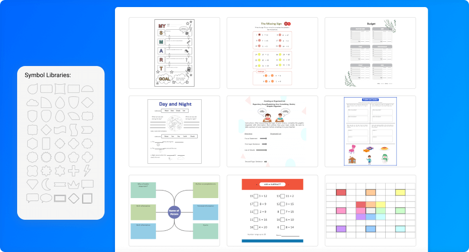 Free Worksheet Maker with Free Templates - EdrawMax