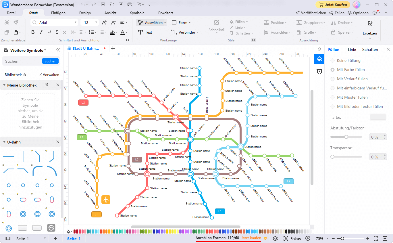 U-Bahnplan Software