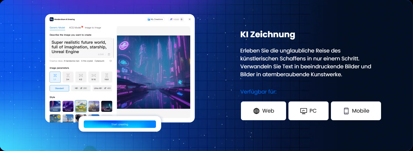 ki flyer erstellen mit edrawmax
