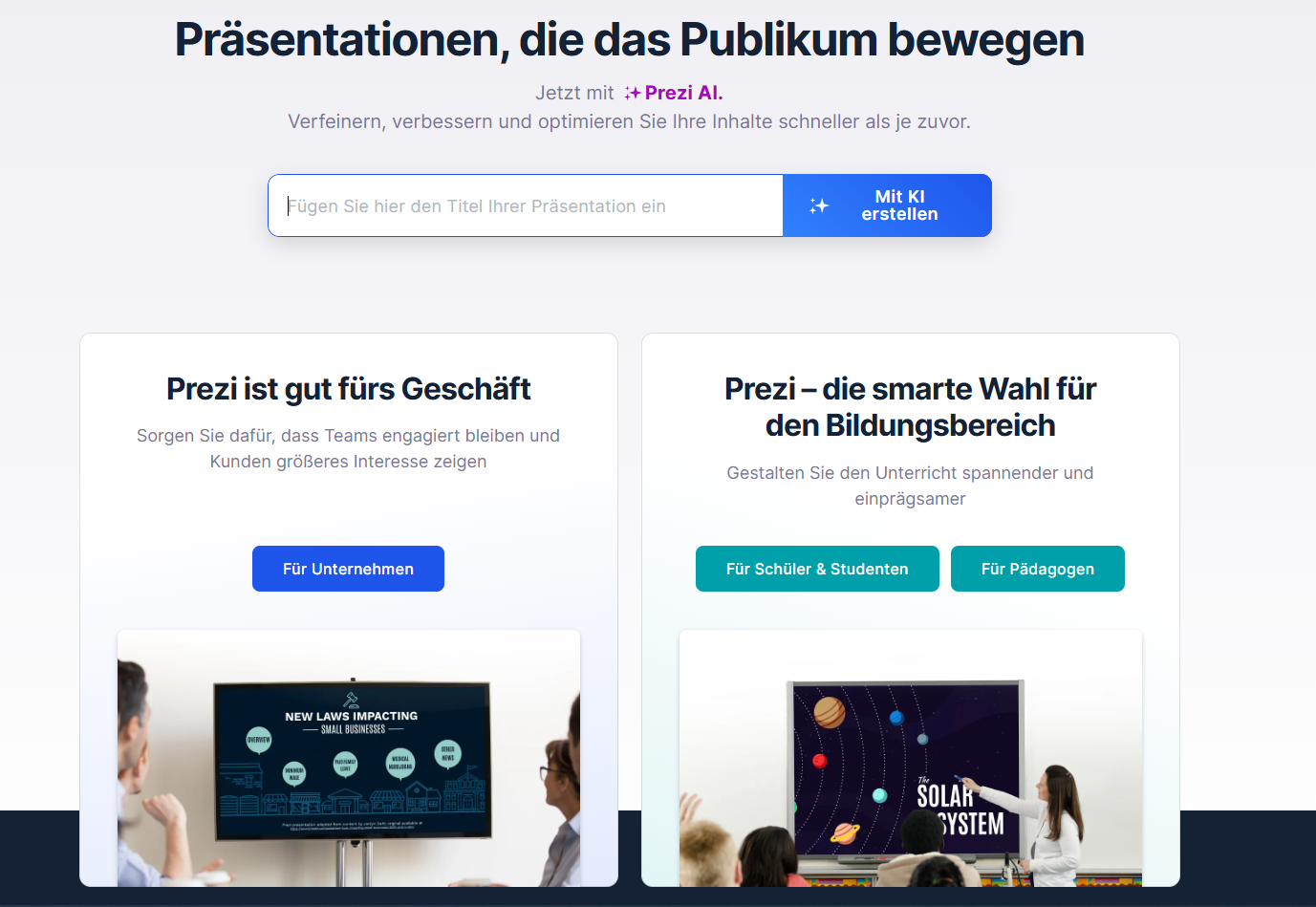 ki präsentation erstellen mit preiz