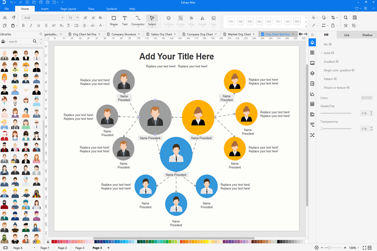 Organigramm Vorlage In Word Powerpoint Excel Erstellen