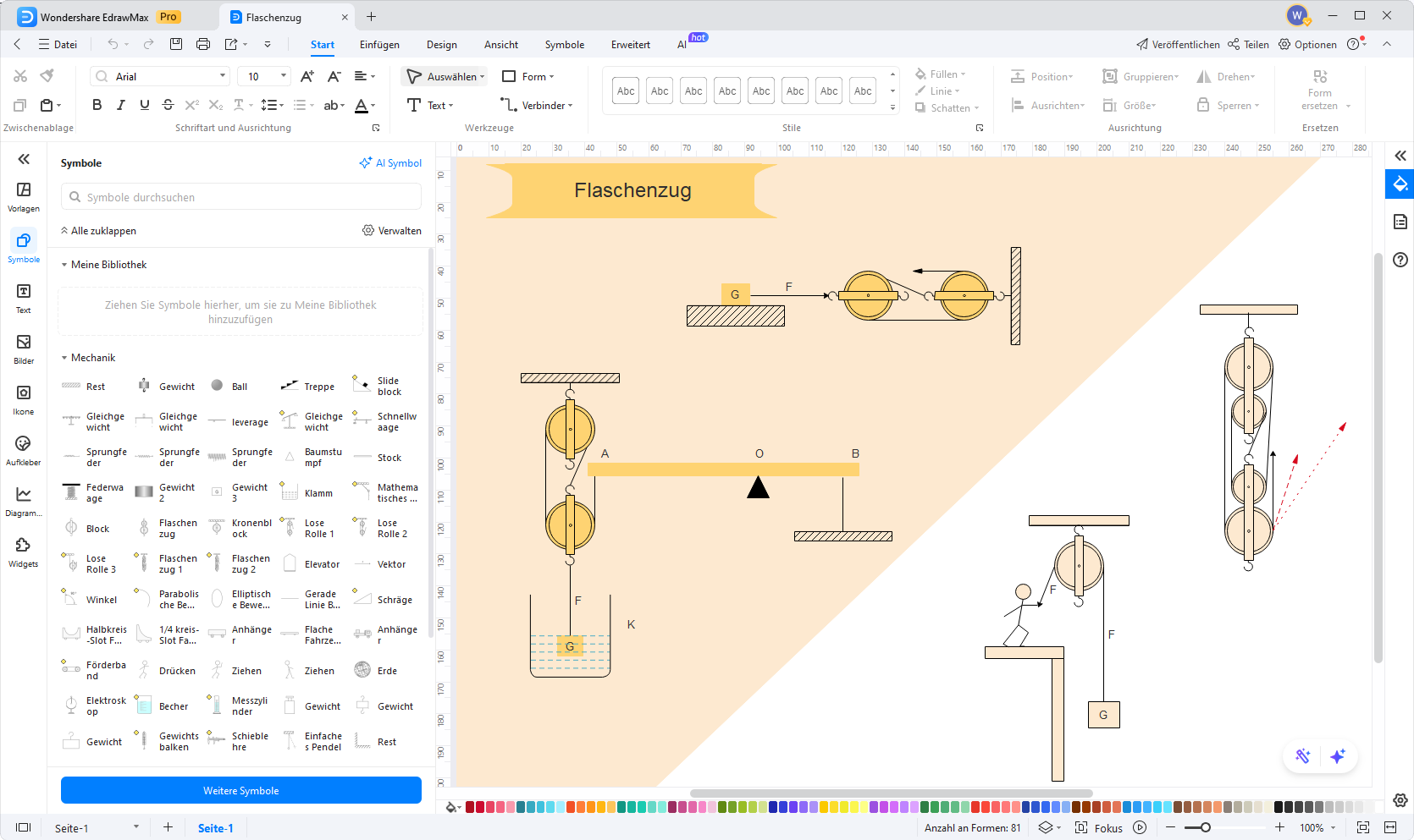 Diagramm anpassen