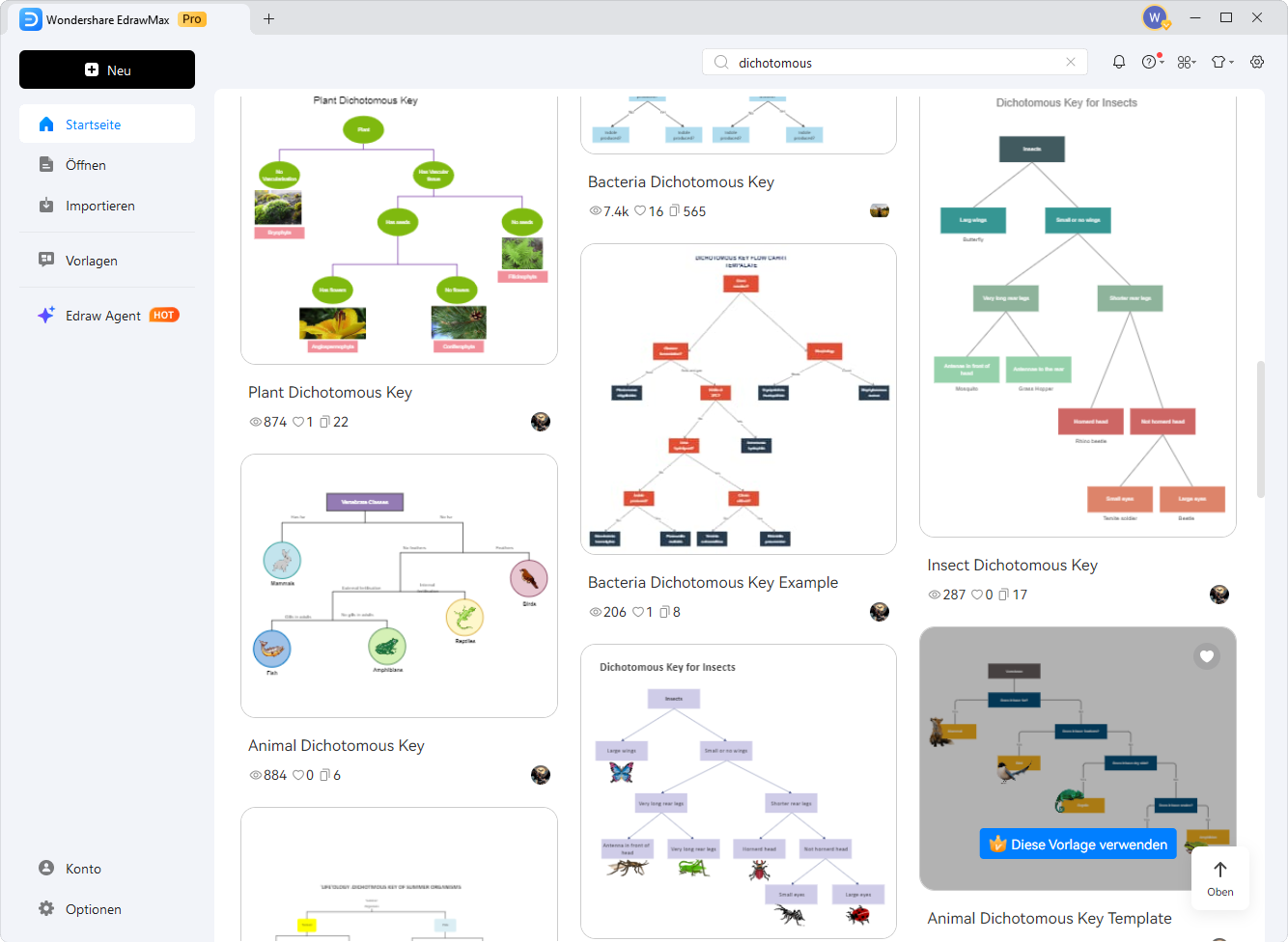 Wie man einen Dichotomischen Schlüssel zeichnet
