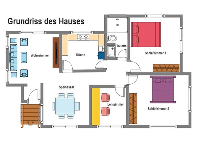 house floor plan example