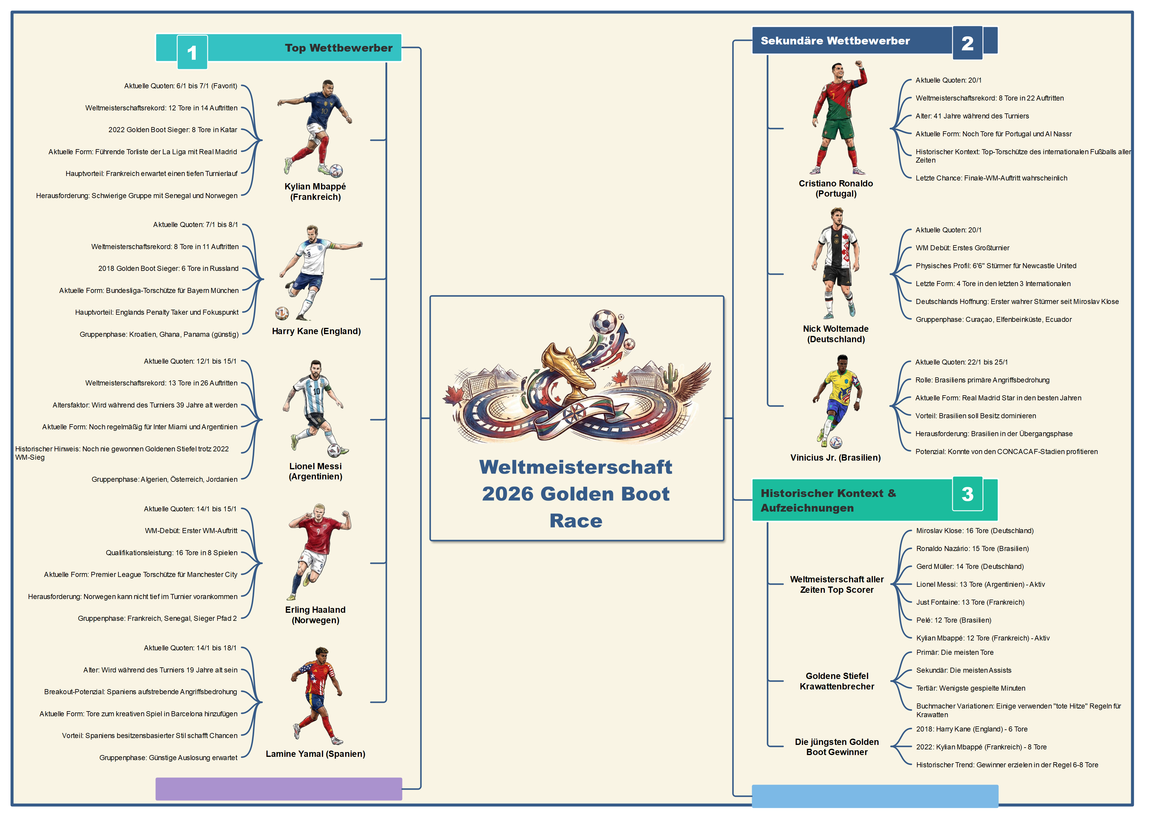 WM 2026 Torschützenkönig-Check: Die Kandidaten für den Goldenen Schuh