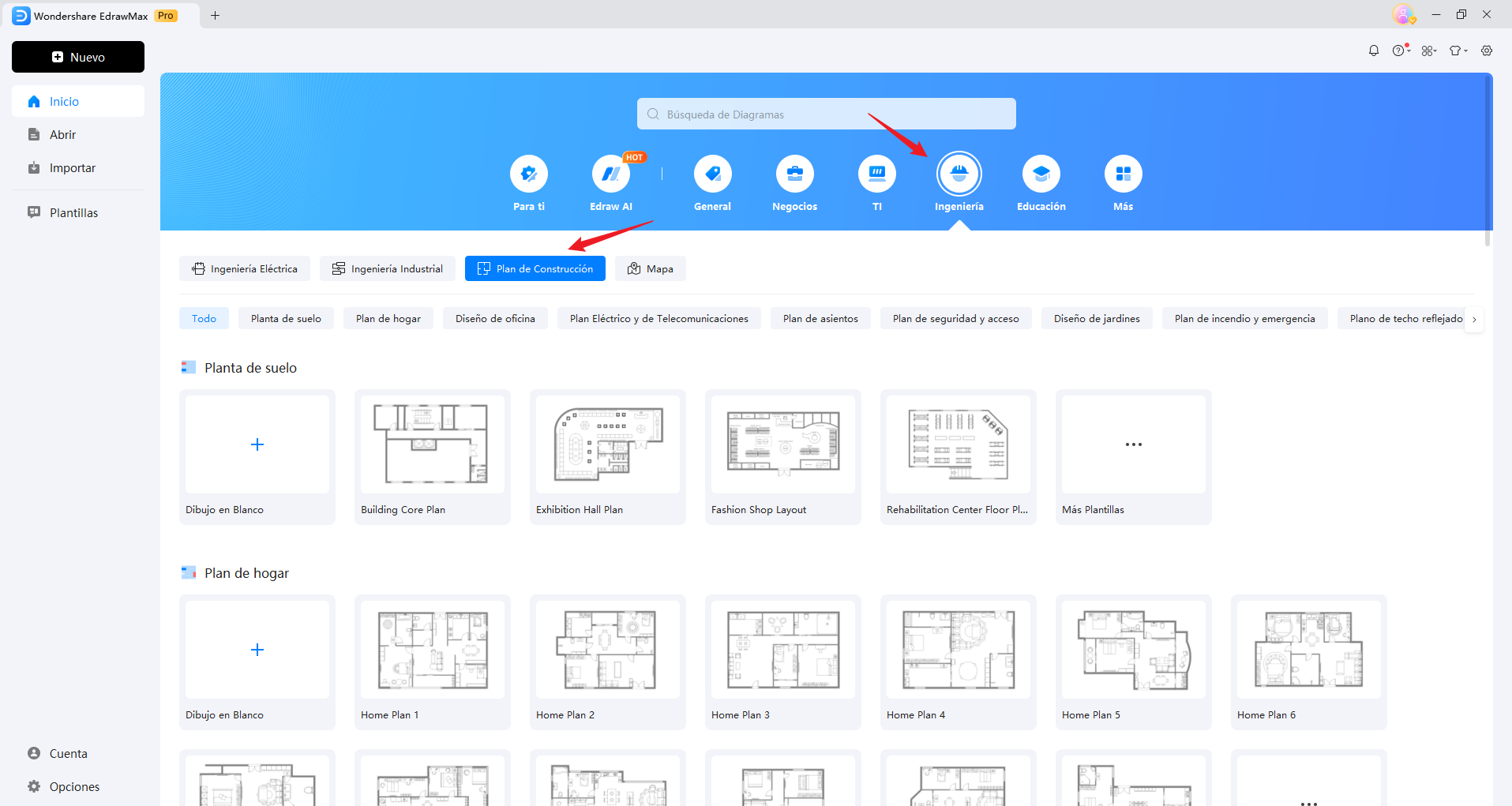 crear plano de planta