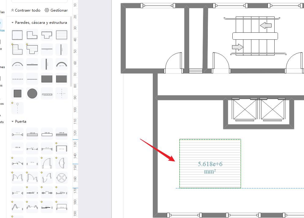 componentes de plano de planta