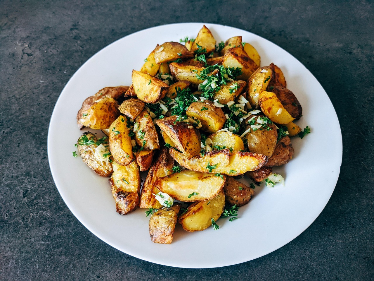 patatas asadas con ajo