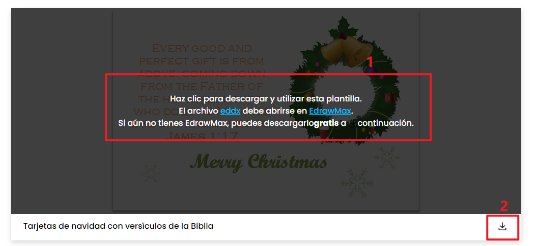 ¿Cómo utilizar la plantilla de tarjeta de navidad?