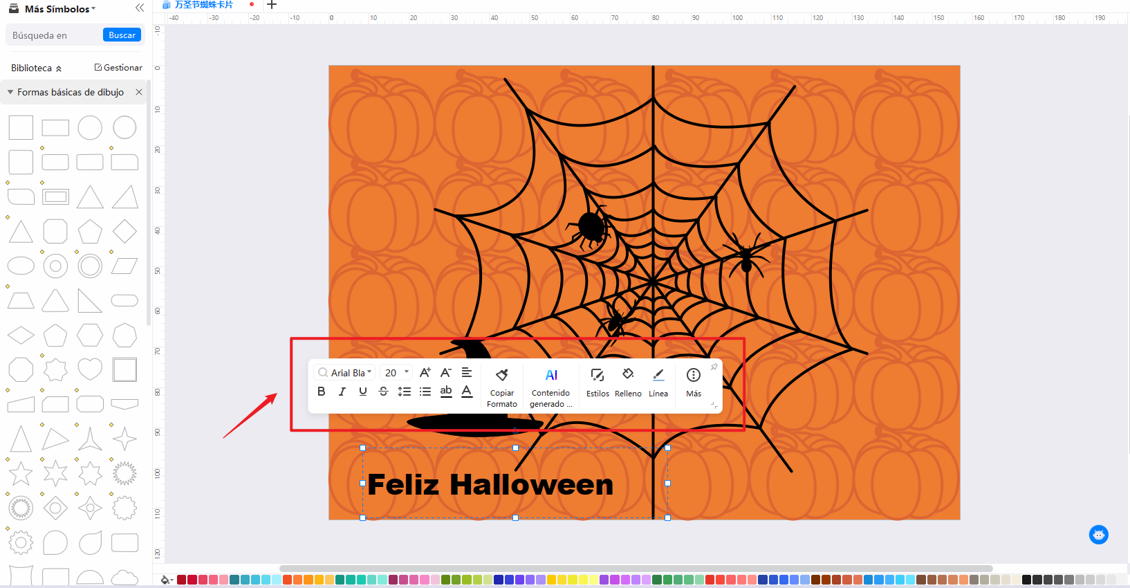 cómo crear una tarjeta de Halloween y día de muertos