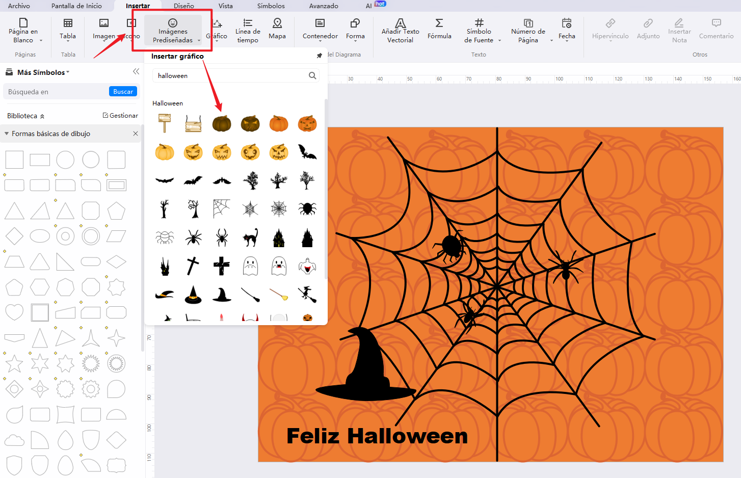 cómo crear una tarjeta de Halloween y día de muertos